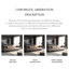 Canapé modulaire gris en cuir véritable
