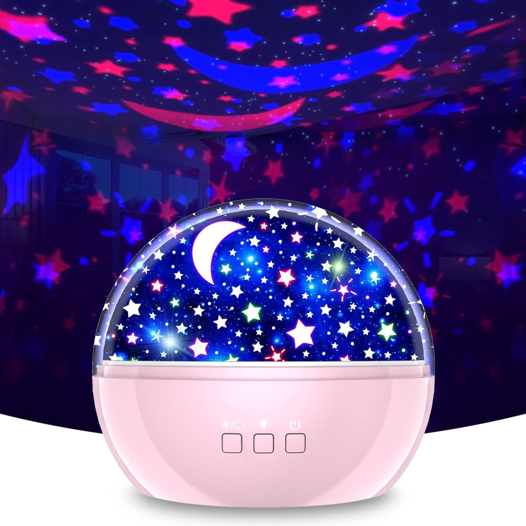 The Holiday Aisle® Star Projector Night Light For Kids, 360 Degree