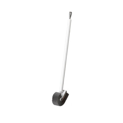 Brosse de toilette à haut rendement sans angle mort, à poils longs, à poignées longues, 31,7 po