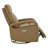 Tayani 30.31" Wide Genuine Leather Modern Comfortable Swivel And Rocker Recliner-119783504