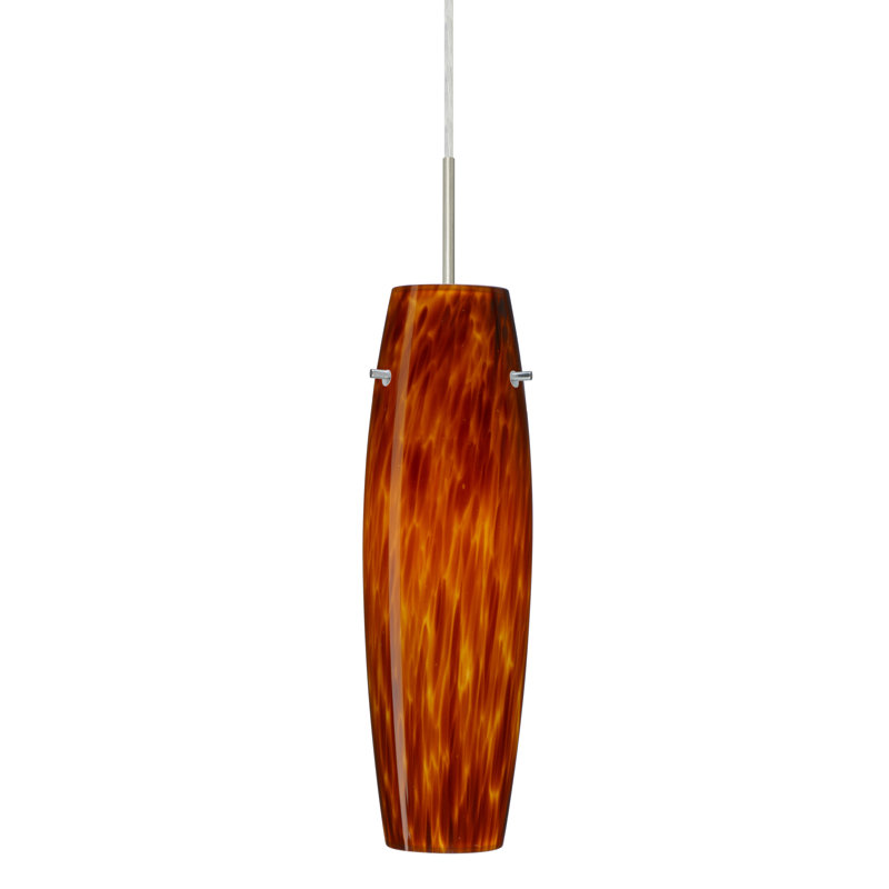 Jude 1 - Light Single Pendant, Satin Nickel, Carrera, LED