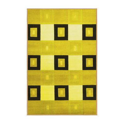 Washable Checkered Indoor Rug
