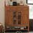 Modern Walnut Solid Wood Shoe Storage