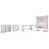 4 Pieces: Desk, 2 Cabinets, Credenza is out of stock
