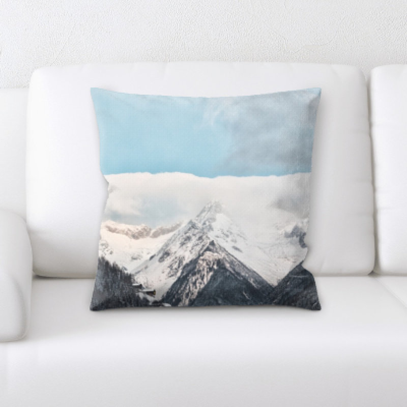 Winter Microsuede Reversible Throw Pillow