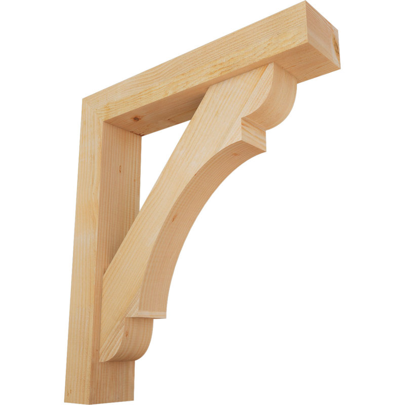 Support de bloc olympique avec entretoise décalée, 24 x 30, Sapin Douglas de l 6 po (scié brut)