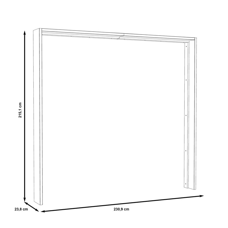 Americus 230.9cm Wide Clothes Storage System