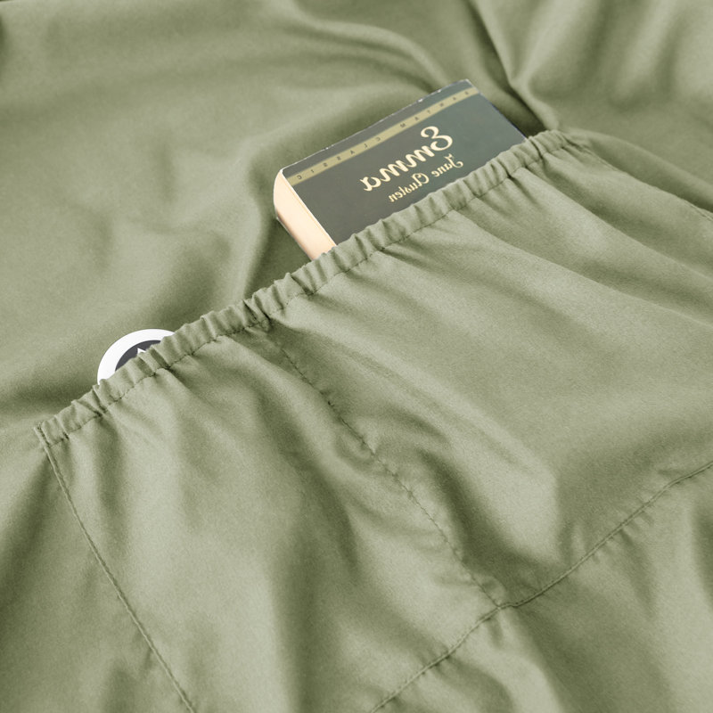 Drap-housse Barossa, Drap-housse de taille double, Vert sauge