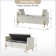Louvenia 56''W Upholstered Flip Top Bench with Subdivided Storage and Toss Pillows