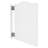 24.02'' x 35.83'' Solid Wood Paneled with Installation Hardware Kit without Installation Hardware Kit Café / Saloon Door
