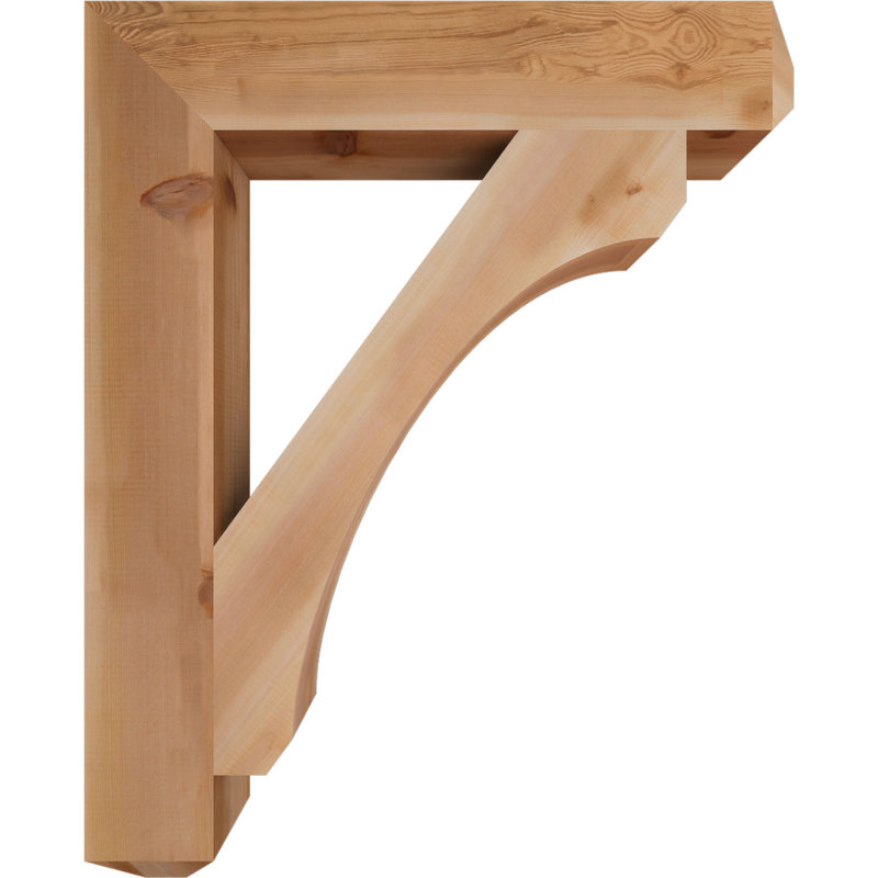 Support l 5 1/2 po x P 34 po x H 42 po Legacy Craftsman, cèdre rouge de l'Ouest, Cèdre rouge, H 42 po x l 5,5 po x P 34 po