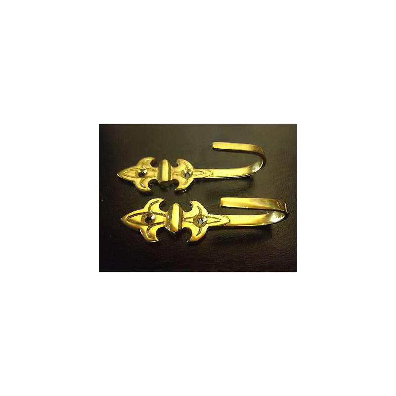 Polished Brass 2cm Curtain Holdback