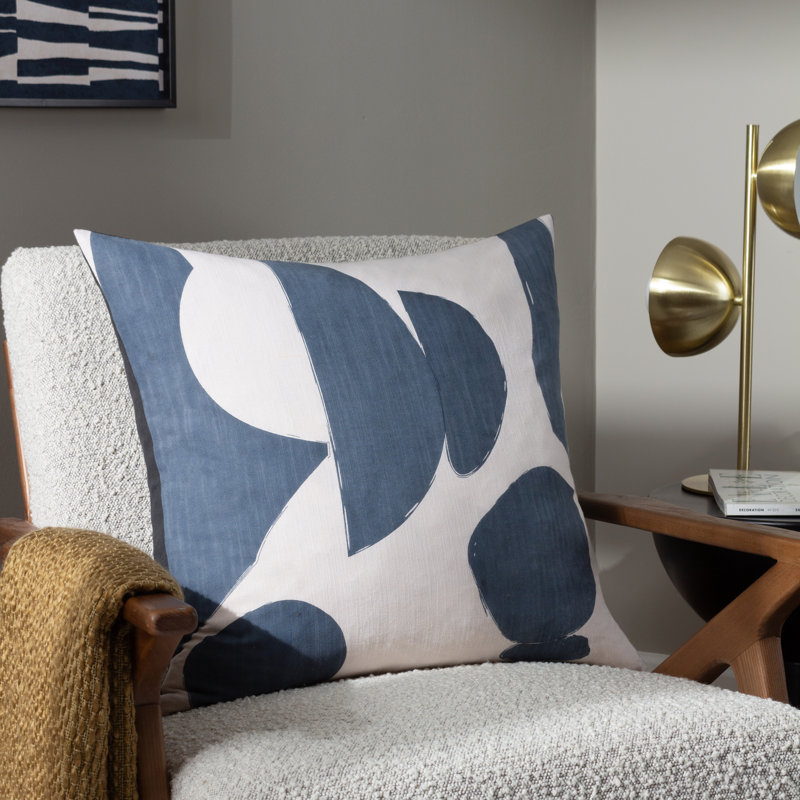 Gragston Throw Cushion Covers, 55cm H x 55cm W, Navy