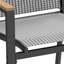 Fauteuil de terrasse empilable