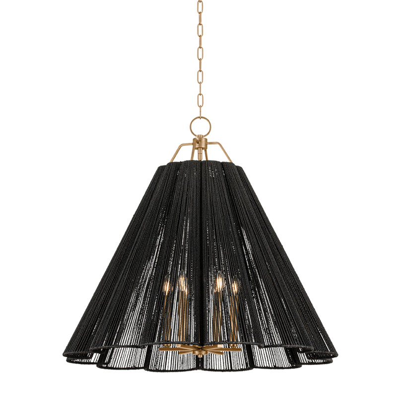 Sonoma Chandelier, Patina Gold Leaf