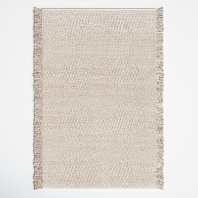 Hinton Taupe Cream Hand-Woven Outdoor Rug