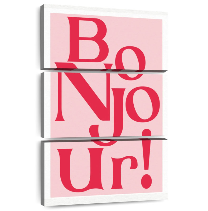 Tergel Pink Bonjour, 57" H x 36" W