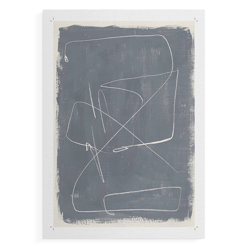 Kinetic Imprint III - Impression sur toile seulement - NON-CADRE, H 60 po x l 40 po