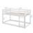 Twin-Size Stacked Floor Bunk Bed Equipped With Ladder-1925855935