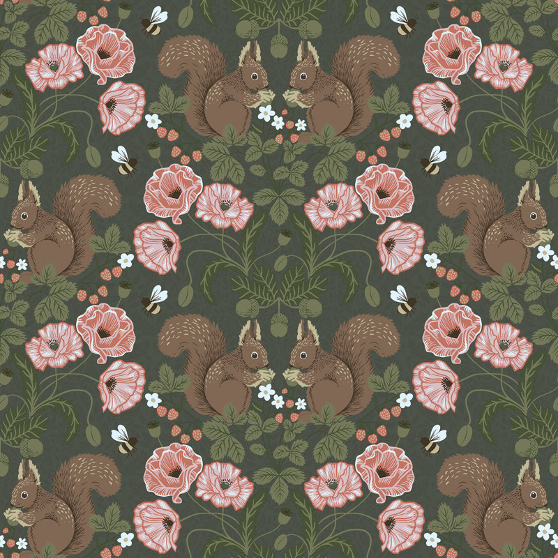 Crass 10.05m x 53cm Matte Paste the Wall Wallpaper Roll, Green