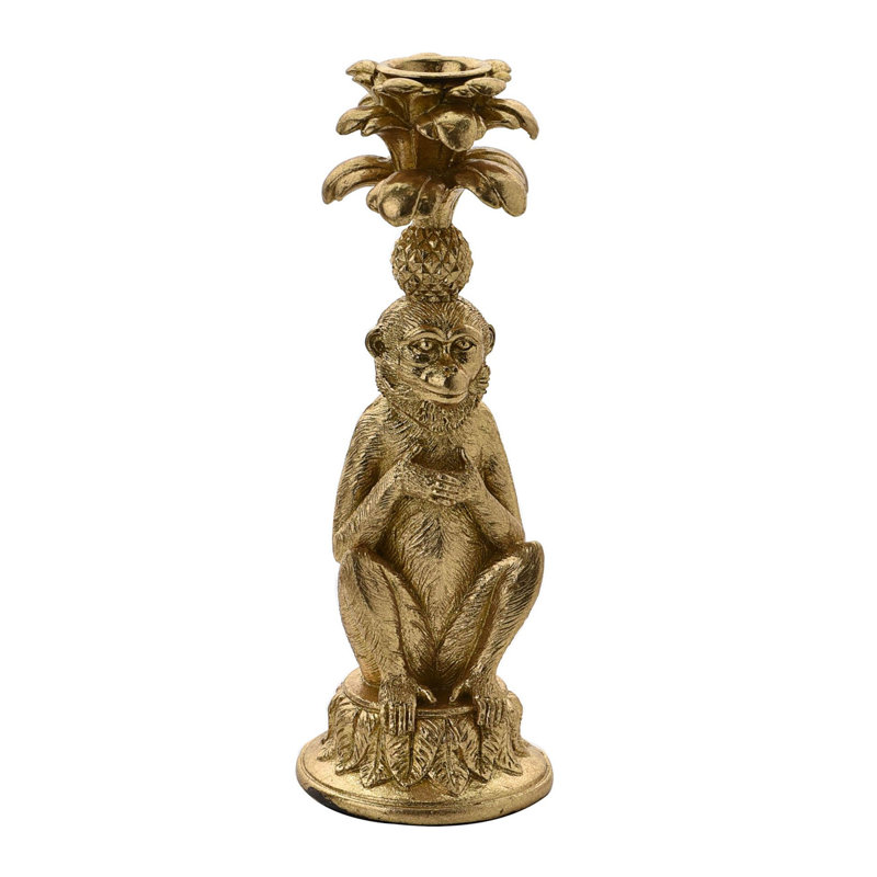 23.5" Resin Tabletop Candlestick