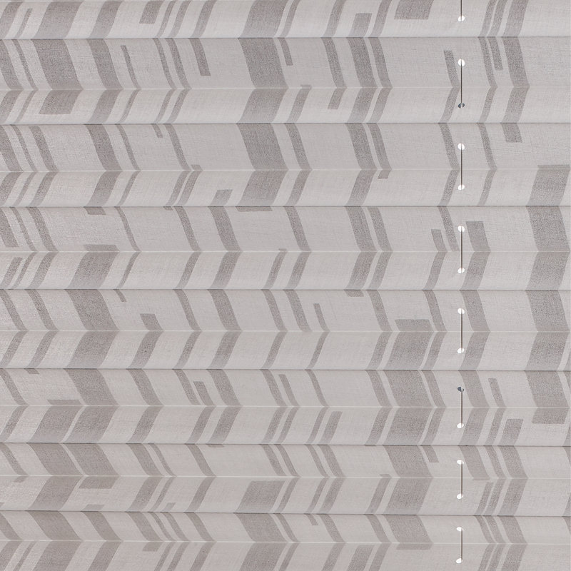 Semi Sheer Pleated Blind, 140cm W x 175cm L, White