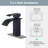 Centerset Single-handle Bathroom Faucet with Drain Assembly-82612558