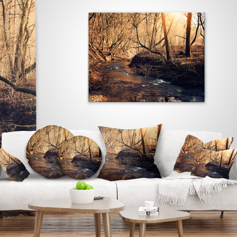 Coussin Forest Creek, 16 po x 1 po, Coussin décoratif