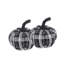 Ensemble de 2 décorations de citrouille d'Halloween en tissu pour les fêtes