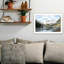 Cadre mural blanc 3,01 lb poids des cloches marron fondu - pour le salon