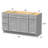 63" Single Bathroom Vanity Base Only-95069374