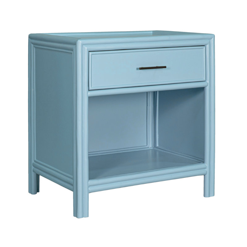 Table de chevet 1 tiroir Clara Collection, Bleu