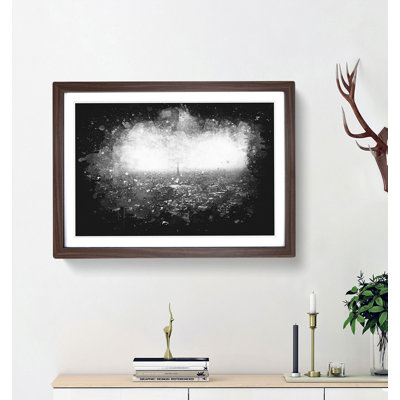 Paris Skyline - Picture Frame Graphic Art Print