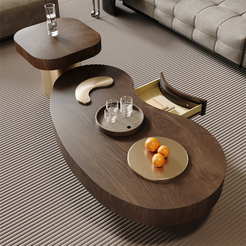 Luxury-Style Customized Coffee Table, 15" H x 55.1" W x 29.5" D