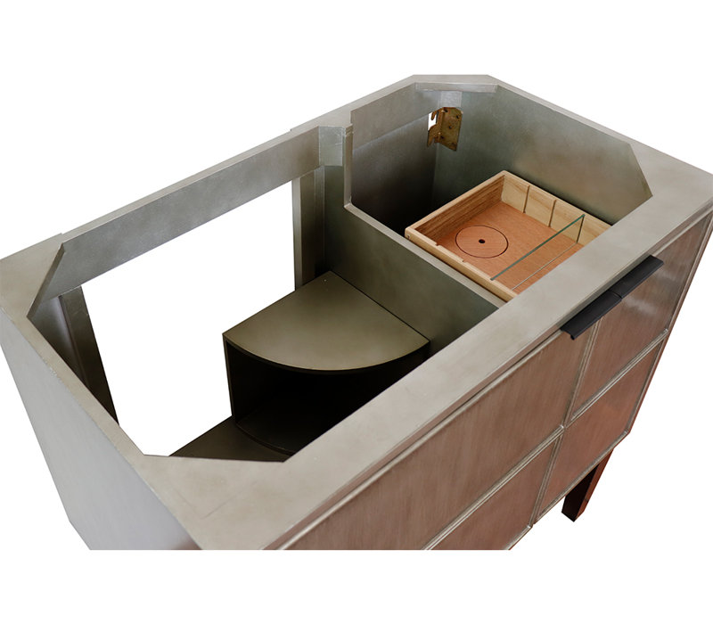 Base de meuble-lavabo simple 36 po Scandi