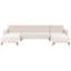 Aliyha 5 Seater Velvet Sofa Bed-1441775397