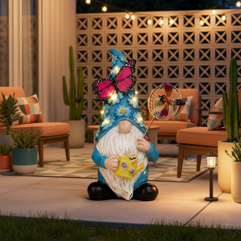 Gnomes Weather Resistant Resin Garden Statue