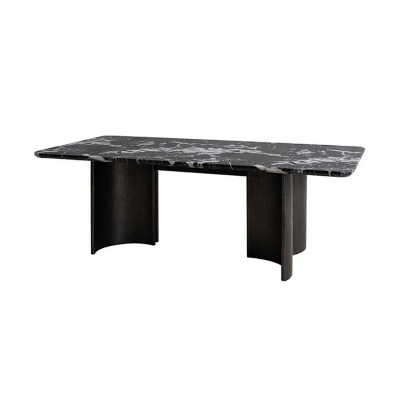 Abdul 7-piece Dining Table Set, Black