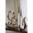 D3.5X15" Clear Glass Taper Candle Holder With Sculpted Column Design-1955695981