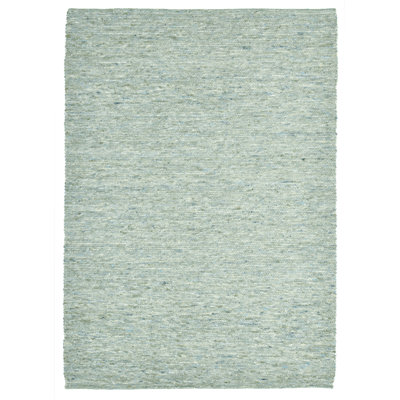 Hand Woven Wool Green Indoor Rug