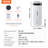 VEVOR 4.2 Gallons Cool Mist Evaporative Whole House Humidifier with Adjustable Humidistat for 4000 Cubic Feet