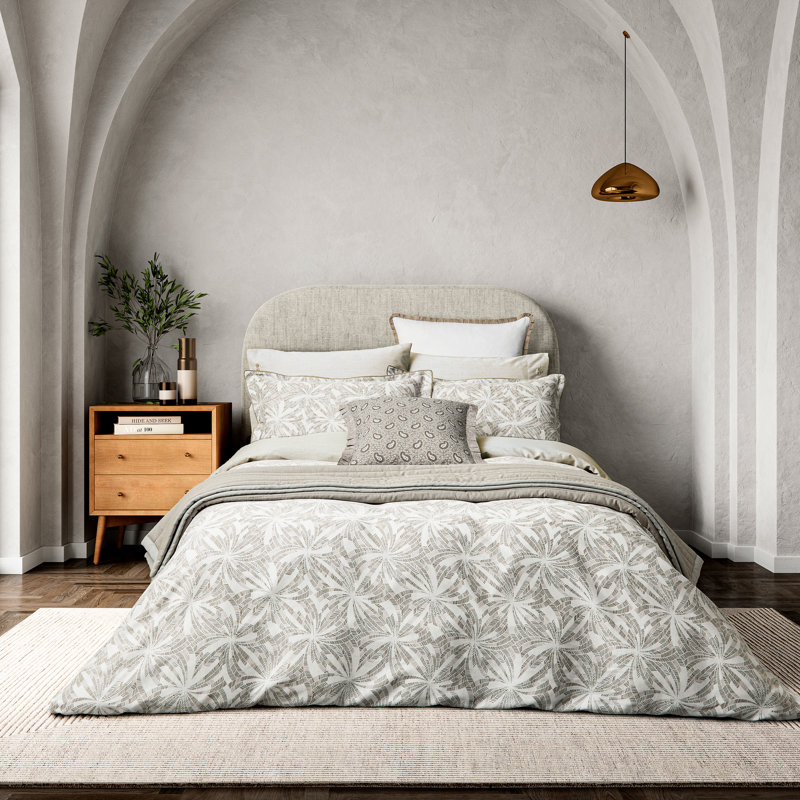Cora Cotton Duvet Cover Set, Single Duvet Cover + 1 Pillowcase