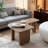 L-Shape Modern Coffee Table-705624558