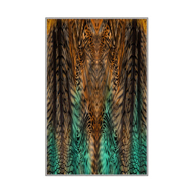 Tapis luxueux 100% polyester 5,2 x 7,5 pi, hauteur des poils de 0,4 po | Antibactérien, points antidérapants en PVC, lavable à la machine | Élégante impression numérique en 3D, parfaite pour le décor du salon et de la chambre à coucher