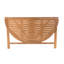 ARB Teak Outdoor Collection Outdoor Half Moon Teak Dining Table