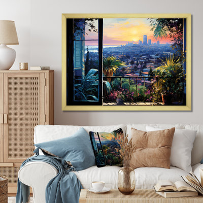 Los Angeles Window View 4 - Los Angeles Wall Art