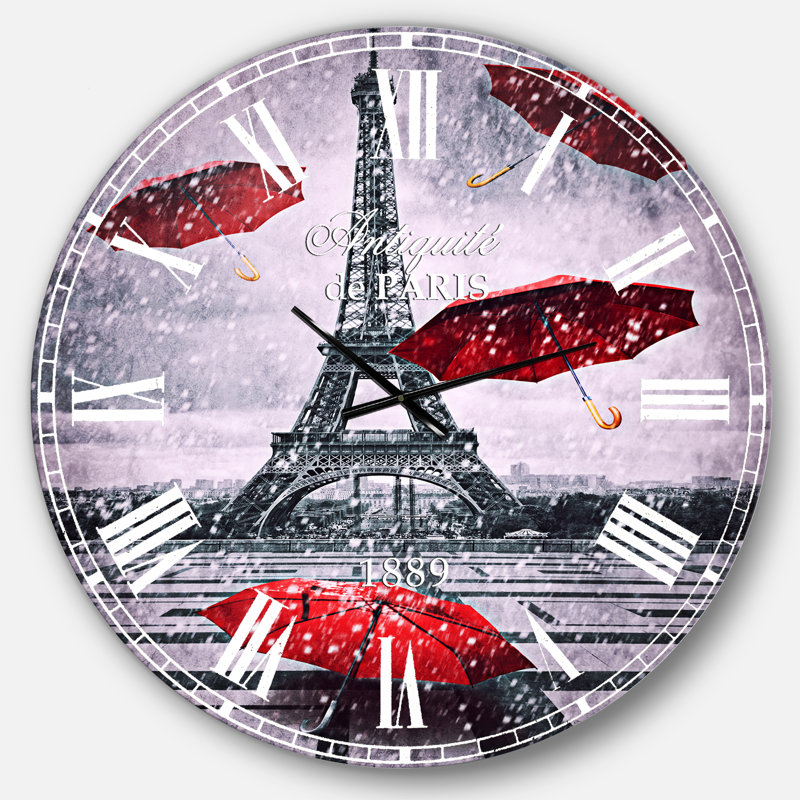 Horloge murale industrielle, Surdimensionné