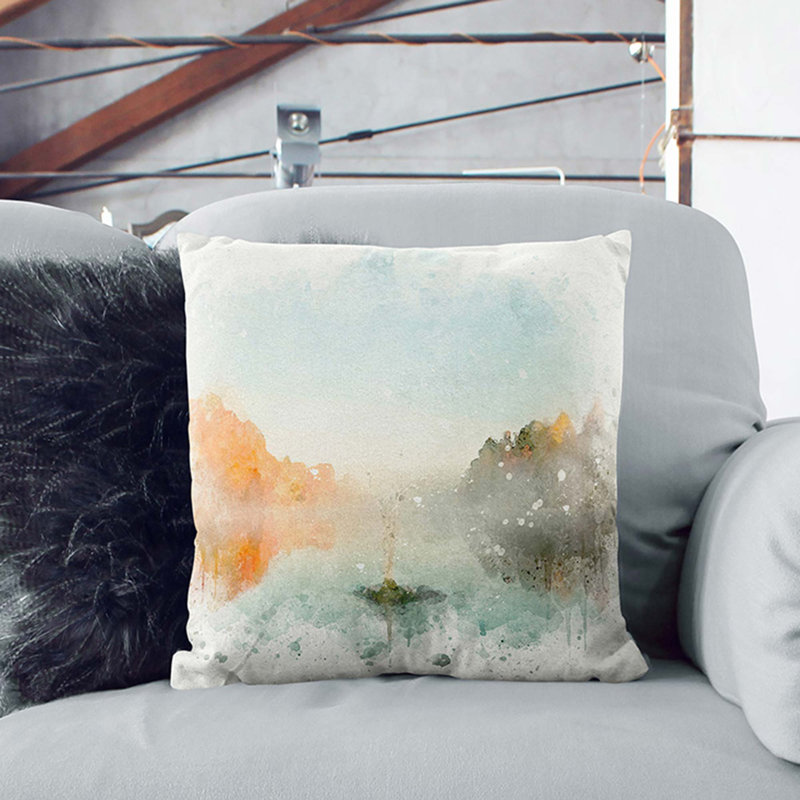 Square Cushion, 55cm H x 55cm W x 20cm D, Black
