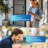 Smart Door Lock, Fingerprint WiFi APP Handle Deadbolt