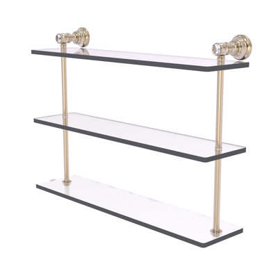 Freyja 3 Piece Glass Tiered Shelf
